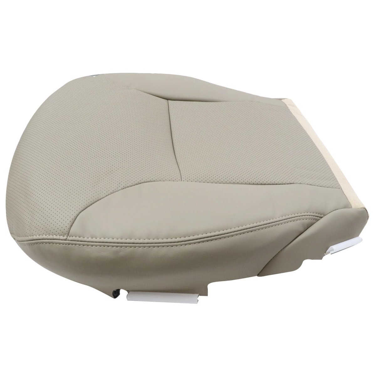 Perforated Tan Driver Side Replacement Bottom Microfiber Leather Seat Cover For Lexus Es300 Es330 2002 2003 2004 2005 2006