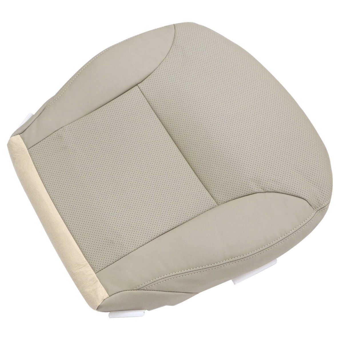 Perforated Tan Driver Side Replacement Bottom Microfiber Leather Seat Cover For Lexus Es300 Es330 2002 2003 2004 2005 2006