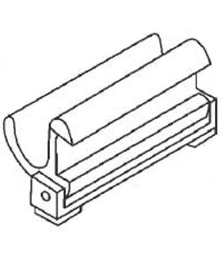 Sliding Window Latch And Pull Extruded Aluminum Mill 15 16 In 1 3 4 Hole To