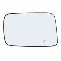 Driver Left Side Mirror Glass Assembly With Plastic Back Plate Heated Compatible 2006-2010 Jeep Commander