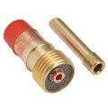 Gas Lens Set With Ceramic Cup For Wp 17 18 26 Practical Welding Torch 2 4mm Orifice Size Tools Pipeline