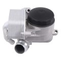Aluminium Engine Oil Filter Housing With Cooling Replacement For 128i 328i 335i 528i 530xi X3 11428637812 11427516383 