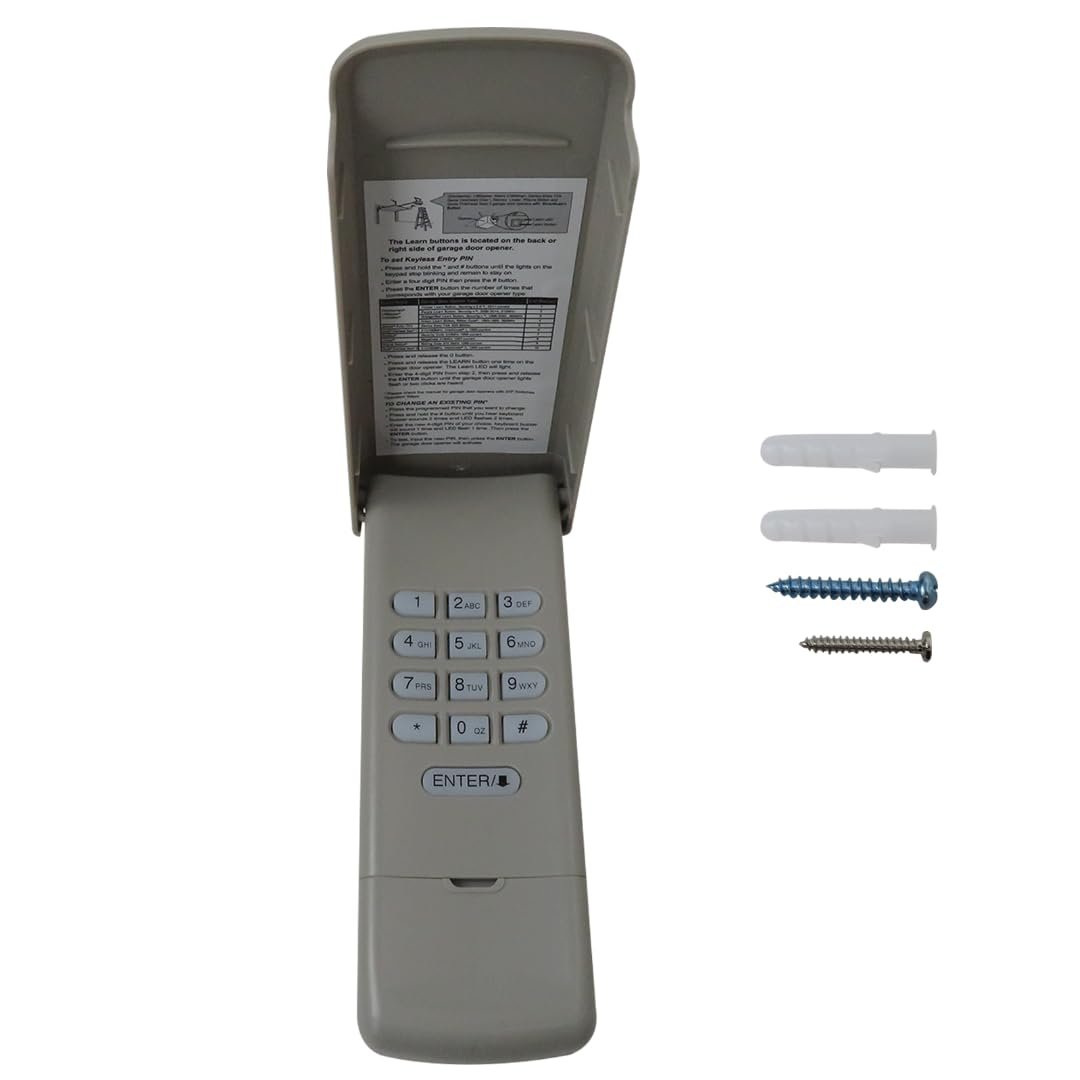 Universal Garage Door Opener Remote Keypad For Chamberlain 248735 248754 48930d Cg40d Cg42d Hd200d Hd600d Hd800d Hd900d With