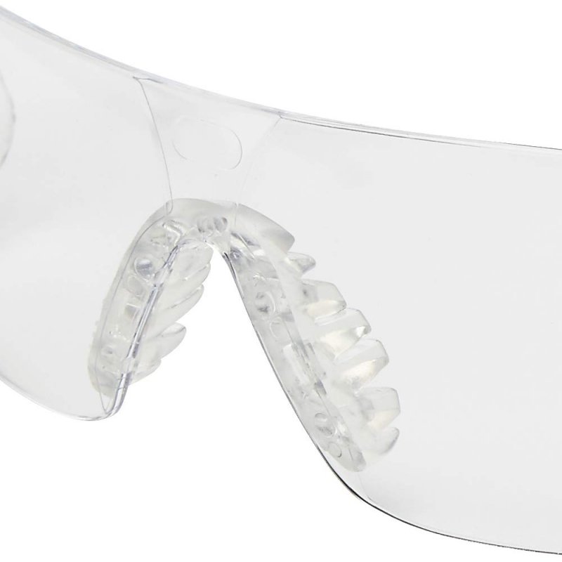Sellstrom Lightweight Comfortable Protective Eyewear Safety Glasses Clear Lens Soft Rubberized Temple Nose Piece Qty 1 S73601
