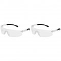 Sellstrom Lightweight Comfortable Protective Eyewear Safety Glasses Clear Lens Soft Rubberized Temple Nose Piece Qty 1 S73601 