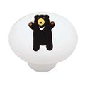 Bear Hug Decorative High Gloss Ceramic Drawer Knob 