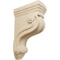 Ekena Millwork Cor03x06x10tsrw-case-2 Boston Traditional Scroll Wood Corbels 3 8 W X 6 D 10 1 2 H Rubberwood 