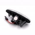 2pcs Full Led Amber Dynamic Sequential Blink Side Marker Lights For Ni Ssan Juke Juke Nismo Leaf Cube Clear Lens Fender Turn