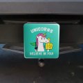 Graphics More Unicorns Believe In You Funny Humor Tow Trailer Hitch Cover Plug Insert
