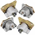 Caltric Front Rear Left Right Brake Caliper Compatible With Polaris Ranger 500 2x4 4x4 6x6 2005 2006 2007