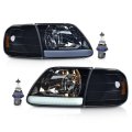 Led Drl Headlights Corner Park Lights Fit Ford Expedition 1997-2002 Fit F150 1998-2003 F250 Light Duty 1997-1999 Smoke Lens 