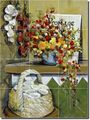 Fromage De Chevre By Tisha Whitney Floral Cheese Ceramic Tile Mural 17 X 12 75 Kitchen Shower Backsplash 