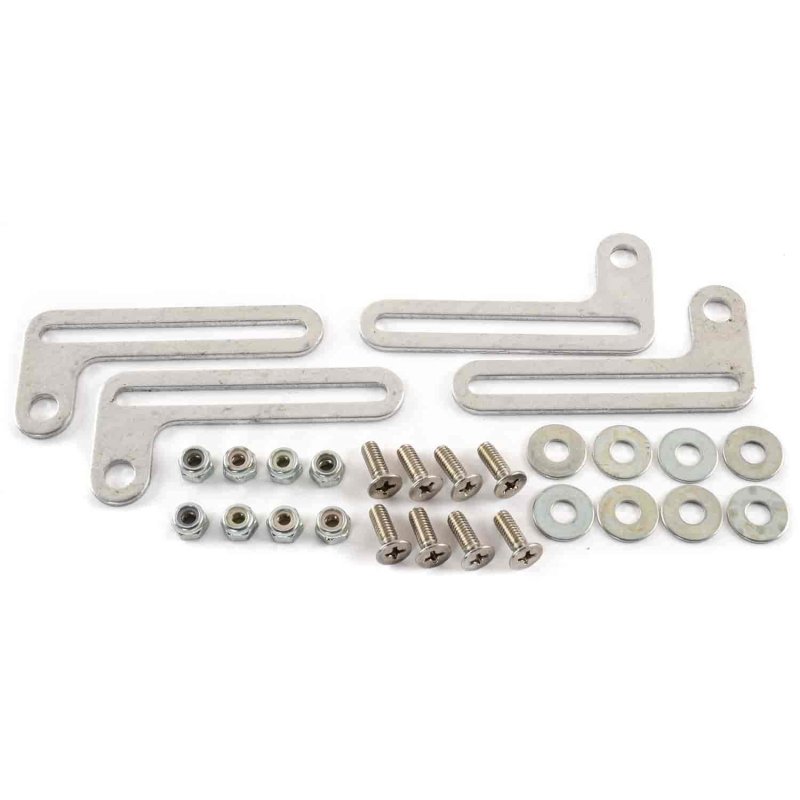 Jegs Aluminum Wire Loom Set Fits Up To 9 5mm Spark Plugs Polished And Ball Milled Finish Includes Two Wire Looms Mounting