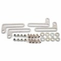 Jegs Aluminum Wire Loom Set Fits Up To 9 5mm Spark Plugs Polished And Ball Milled Finish Includes Two Wire Looms Mounting