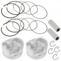 Caltric 2 Aluminium Cylinder Piston Kit Compatible With Polaris Ranger Crew 800 4x4 Efi 2010-2014