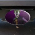 Batman Arkham Asylum Video Game Joker Oval Tow Trailer Hitch Cover Plug Insert