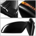 Ni1320256 Factory Style Driver Left Side Mirror Power Folding Adjust Turn Signal Compatible With Murano 15-20 Paint To Match