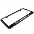 Ipick Image Compatible With Ford Mustang Mach-e Real Black Forged Carbon Fiber License Plate Frame