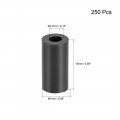 Uxcell Abs Round Spacer Washer 3 2mm Id 7mm Od 15mm Length For M3 Screws Block Black 250pcs 3d Printer Tv Wall Mount Outlet