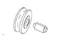 Sliding Window Replacement Roller Nylon Wheel With Axle 5 8 Diameter Package 