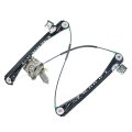 Front Left Driver Side Power Window Regulator With Motor For Lincoln Ls 2000-2002 
