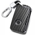 Mihumimo Carbon Fiber Car Key Fob Cover Case Keychain For Mazda 3 6 Cx-30 Cx-50 Cx-90 Cx-5 Cx-9 Mx-30 Mx-5 Miata Cx30 Cx50 Cx90 