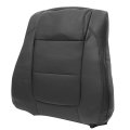 Front Passenger Side Top Back Replacement Seat Cover Black Cw Perforated Microfiber Leather For Ford Explorer Limited Sport 