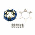 Httmt- Blue Aluminum Alloy Variable Pressure Clutch Plate For 1998-2017 Touring Big Twin Next Generation Low Profile 40 More 