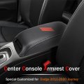 Lexley For Dodge 2011-2020 Journey Interior Accessories Hash Mark Center Console Pad Waterproof Anti-scratch Leather Protector