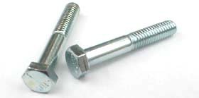 M6 1 0 X 80 Mm Hex Cap Screws Grade 8 Zinc Partial Thread Din931 300 Piece Carton
