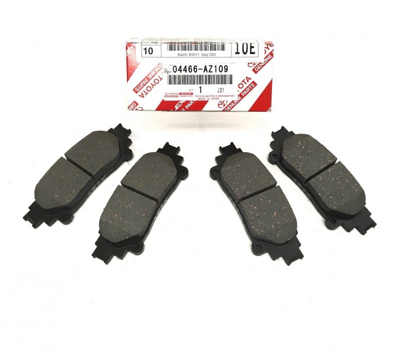 Rear Ceramic Disc Brake Pads 04466az109 For Passenger Cars Stainless Steel Color