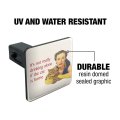 Graphics More It S Not Really Drinking Alone If The Cat Is Home Funny Humor Tow Trailer Hitch Cover Plug Insert
