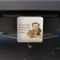 Graphics More It S Not Really Drinking Alone If The Cat Is Home Funny Humor Tow Trailer Hitch Cover Plug Insert