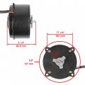 Caltric Radiator Cooling Fan Motor Compatible With Polaris Ranger 1000 Diesel 2015-2020 Except Nstr