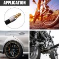 X Autohaux 80cm 31 Tire Valve Stem Extension Inflator Extender Hose Universal Fit For Car Motorcycle Bicycle