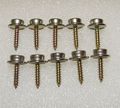 Snap Stud Screw 5 8 Steel Self-tapping Is Nickle Brass 10 Pieces 