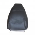 Secosautoparts Driver Or Passenger Side Bottom Top Lean Back Replacement Leather Seat Cover Dark Gray Compatible With Chevy