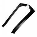 X Autohaux 2pcs Black Rear Window Side Spoiler Wing For Volkswagen Golf 6 Mk6 Gti R Gtd 2008 2009 2010 2011 2012 2013 Auto Trim