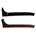 X Autohaux 2pcs Black Rear Window Side Spoiler Wing For Volkswagen Golf 6 Mk6 Gti R Gtd 2008 2009 2010 2011 2012 2013 Auto Trim