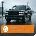 Front Bumper Upper Cover Trim W O Air Holes For 1999-2006 Chevrolet Silverado 1500 2500 Hd 3500 Tahoe Suburban Gm1051103
