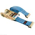 2 X 16 Ratcheting Logistic Strap Tie Down 3500 Lb Blue Retail Package 