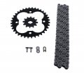 Fits Honda Trx250r 250r 520-96 Non O Ring Chain Sprocket Black 12 36