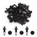 Uxcell 20pcs 7mm Hole Plastic Push In Rivet Interior Trim Panel Car Door Clips