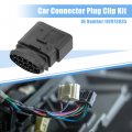 Uxcell 1 Set No 1j0973835 Headlight 10 Pin Plug Connector Adapter Clip Kit Replacement For Vw Audi Seat Skoda