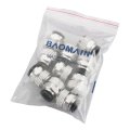 Baomain Quick Connect Coupler Fittings Pc10-04 10mm Tube To 1 2bsp Thread 5pcs