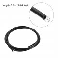 Uxcell Nylon Line Hose Tube 3mm 0 11 Id X 5mm 19 Od 3 Meter 9 8ft Pa6 Pneumatic Air Brake Tubing For Fluid Transfer Black