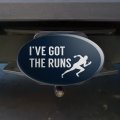 I Ve Got The Runs Running Runner Funny Oval Tow Trailer Hitch Cover Plug Insert