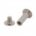 Uxcell 25pcs M4x15mm Female Thread Nickle Plated Carbon Steel T Nut W Cross Head Screw