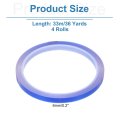 4 Rolls Heat Tape 1 X 108ft High Temperature Resistant Transfer For Sublimation Press Vinyl Electronics 3d Printers Diy Crafts
