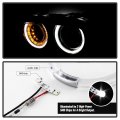 Acanii For Halogen W O Air Ducts Model 2015-2022 Dodge Challenger Led Drl Projector Headlight Headlamp Driver